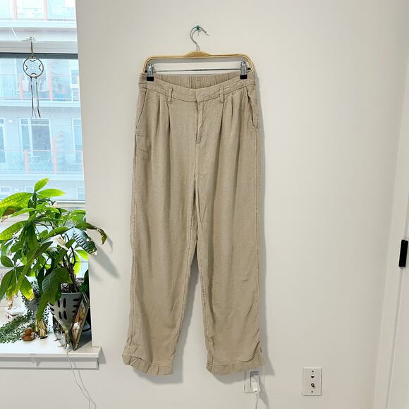 A New Day Camel Brown Straight Cargo Pants Size 8 - Picture 1 of 4